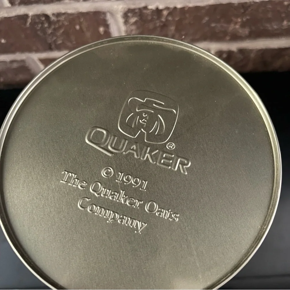 1991 Quaker Oats Tin